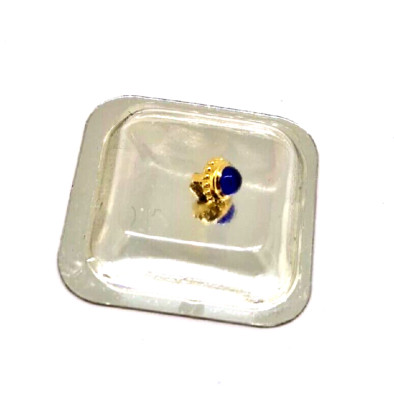 CARTIER Krone VLC Must GM/PM gelbgold Winding Crown Blue Spinell VC070146 NEU