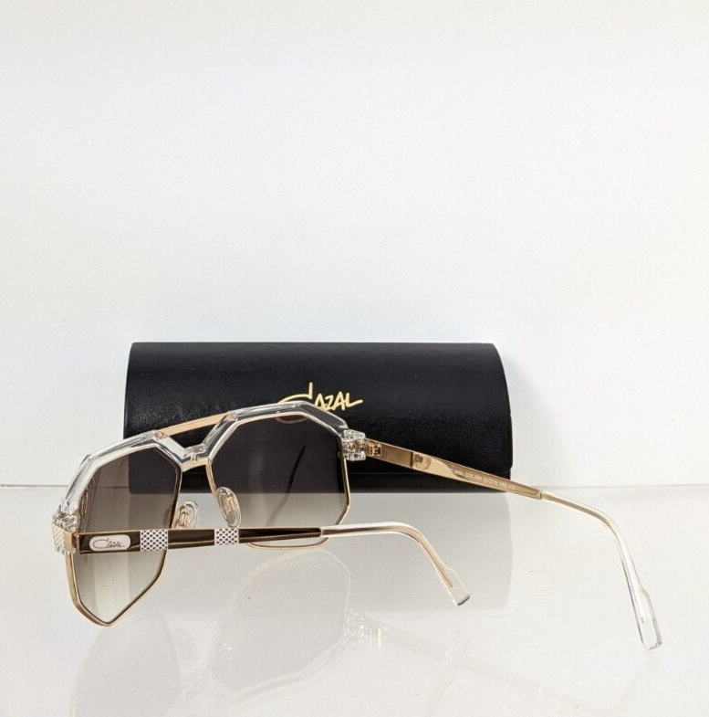 Pre-owned Cazal Brand Authentic  Sunglasses Mod. 9092 Col. 004 Gold 62mm 9092 Frame In Brown