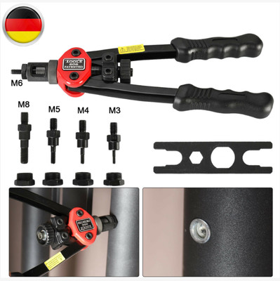 M3 - M12 Blind Rivet Nut Gun Tool Rivet Nut Pliers Hand Insert Nut