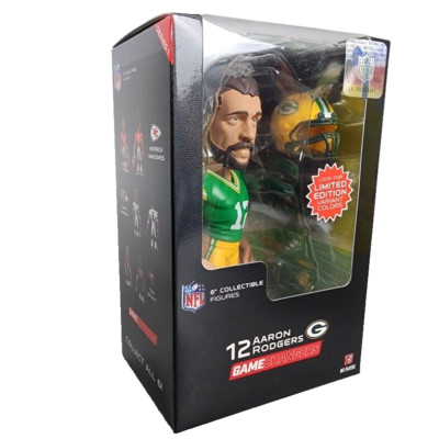 Green Bay Packers Aaron Rodgers Game Changers NFL Football 6'' Figure New in Box