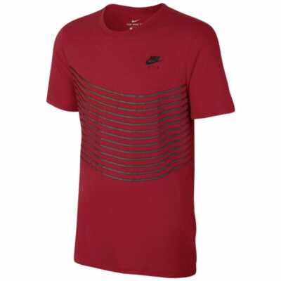 Nike Sportswear AM 97 Lines Tri-Blend T-Shirt University Red Men's Large XL BNWT
