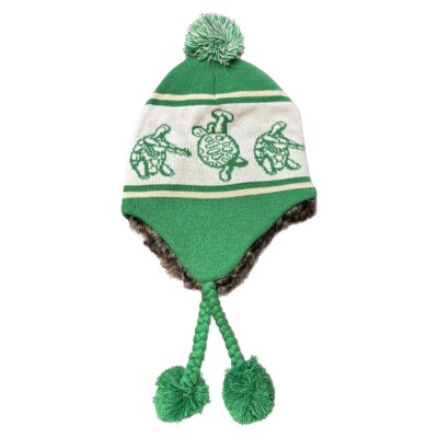 New Green Terrapin Station Grateful Dead Knit Adult Laplander Hat Winter Turtles