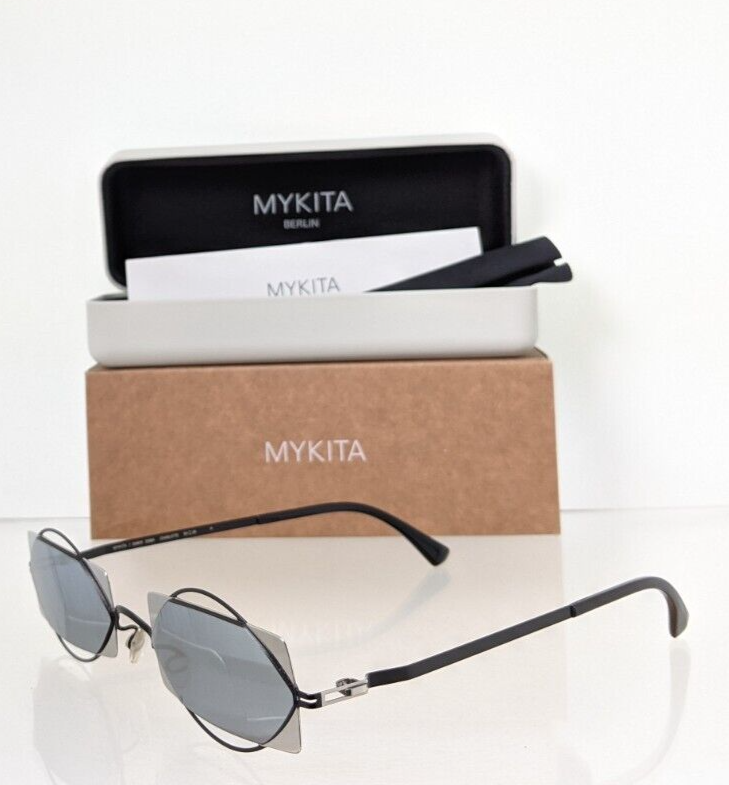 Pre-owned Mykita Brand Authentic  Sunglasses Charlotte Col 484 54mm Frame In Grey & Silver Flash