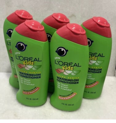 L'oreal Kids Extra Gentle Watermelon Conditioner 9 oz Lot of 5