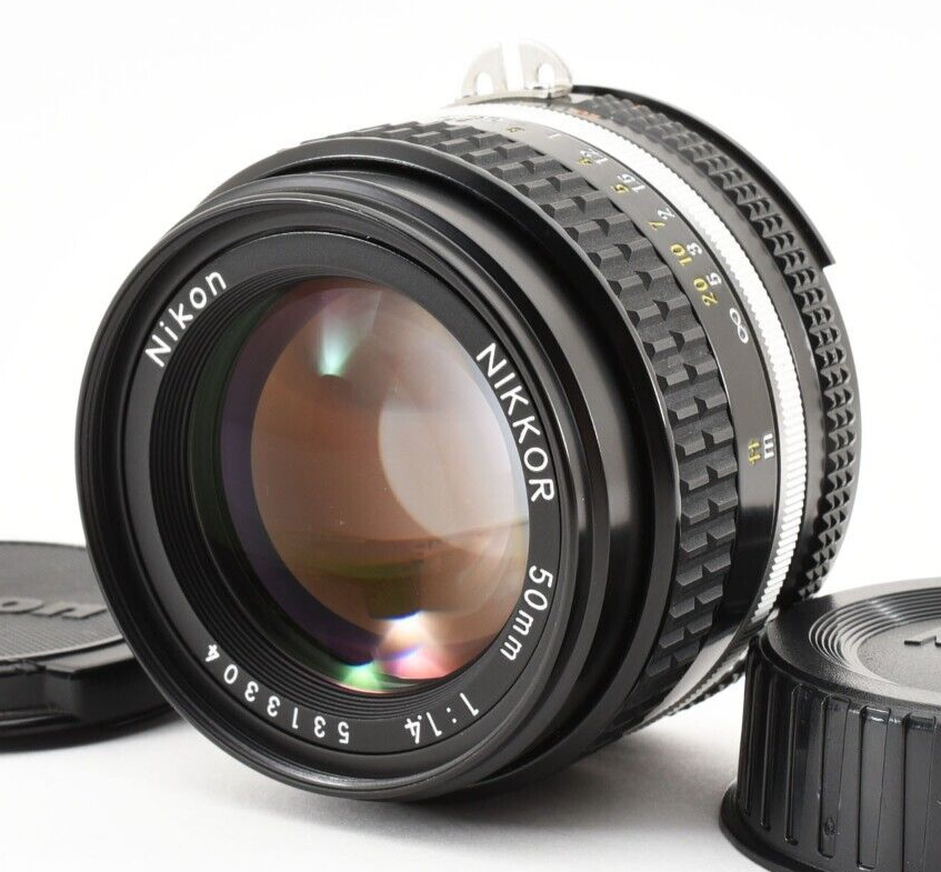 Near Mint] Nikon Ai-S Nikkor 50mm F1.4 Standard Prime Lens from