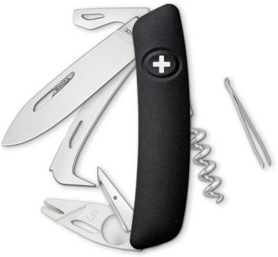 Swiza HO05R-TT Horse Swiss Pocket Knife Black Tick & Hoof Pick Tools 0090.1010