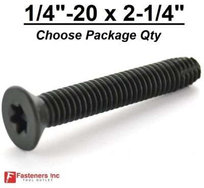 1/4''-20 x 2-1/4'' Self Tapping Flooring Floorboard Screw Torx ''Type F'' T30
