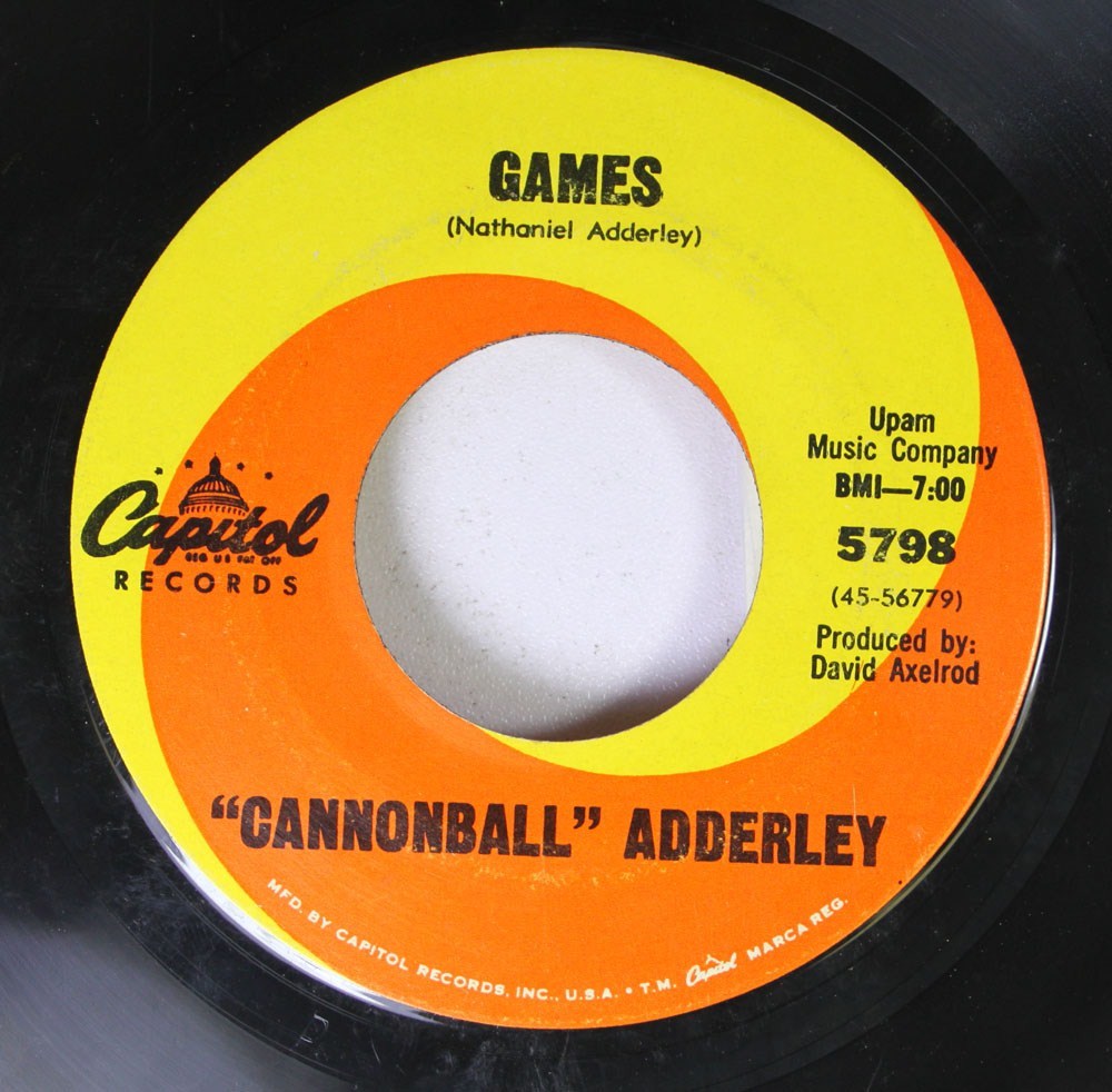 Cannonball Adderley レアグルーヴ　jazz funk Jazz Funk 45 Cannonball Adderley The Uptown On Riverside | eBay