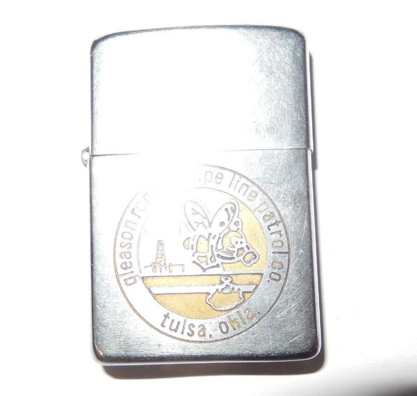 195758 GLEASON ROMANS PIPE LINE PATROL COMPANY TULSA OKLAHOMA OK ZIPPO