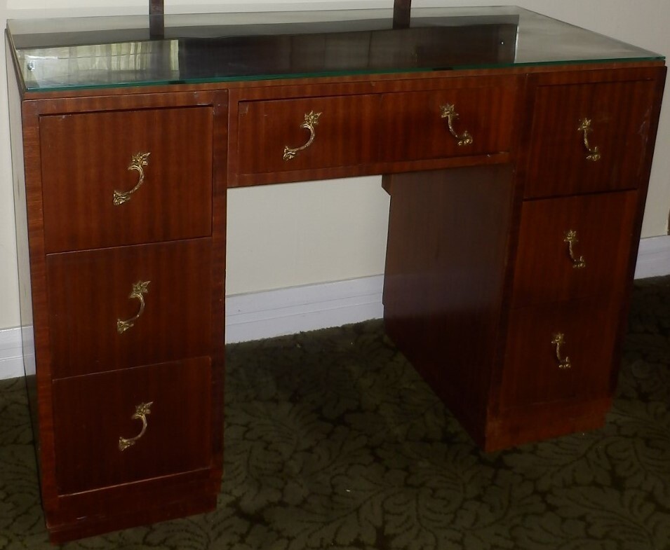 Vintage 1960s wooden desk with drawers in London Gumtree