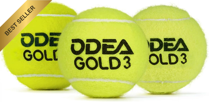 Odea Gold Professional Training Tennis Balls - Durable High Rebound 140-148CM, I