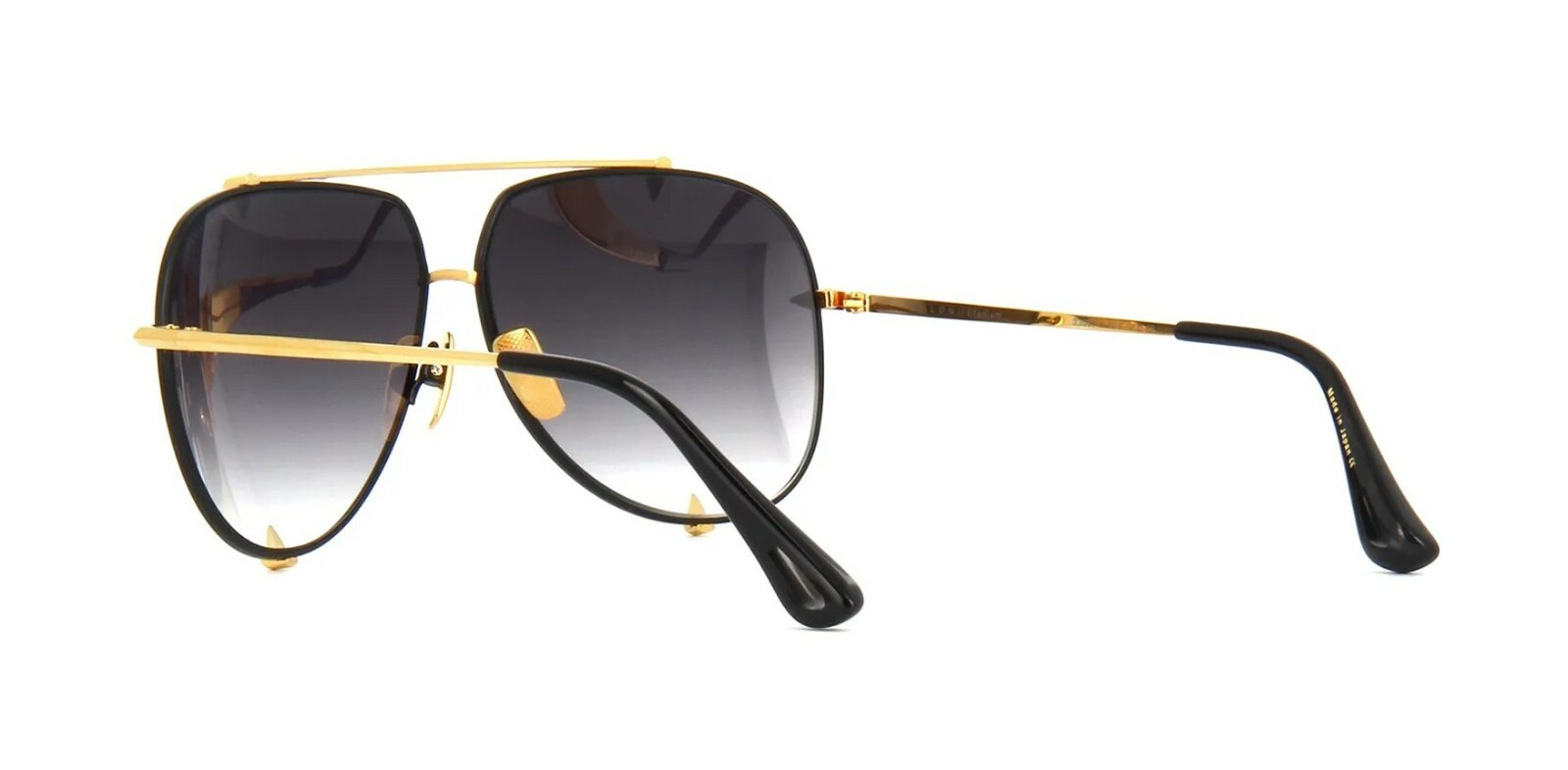 Pre-owned Dita Talon Black 18k Gold/grey To Clear Gradient (a-blk-gld) Sunglasses