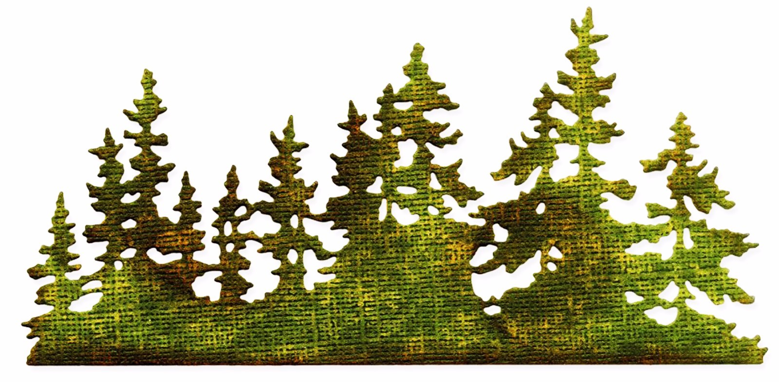 Sizzix Thinlits Tree Line #661604 Retail $14.99 designer Tim
