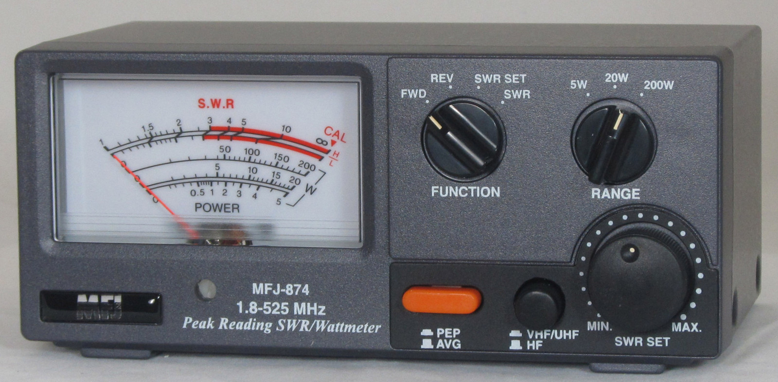 MFJ-874 SWR & Wattmeter 1.8-525 MHZ - 200 Watts ... wiring watt meter 