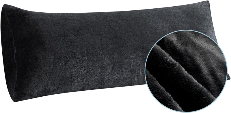 S For Adults, Ultra Soft Faux Fur Body Pillow Cover With Env