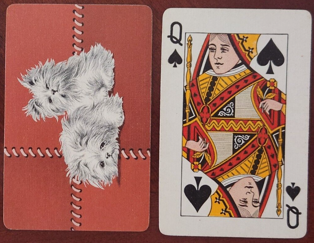 Single Swap Playing Card Queen of Spades Western Product No
