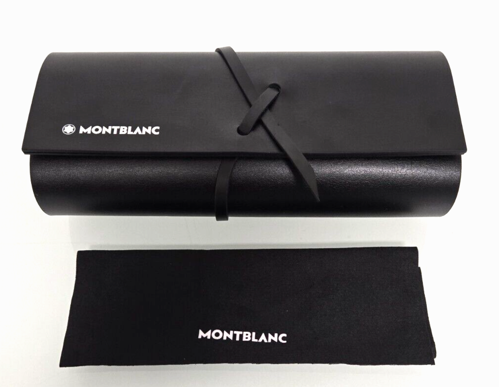 MONTBLANC ブラック レザー ネームタグ MONTBLANC ブラック レザー ネームタグ