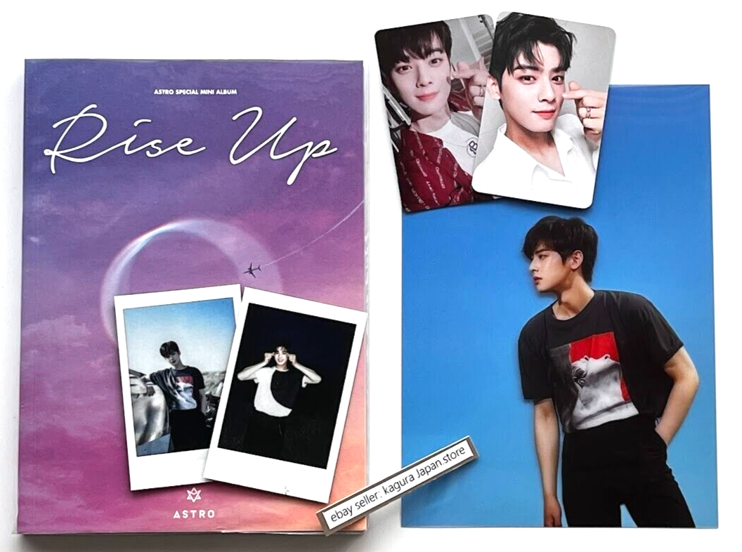 満点の Rise ASTRO Up Polaroid Photocard EUNWOO EUN-WOO CHA RiseUp アイドル
