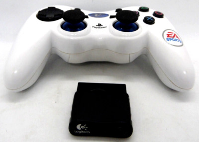 Logitech Cordless Action Controller White EA Sports PS2 G-X2D11 W/ Dongle