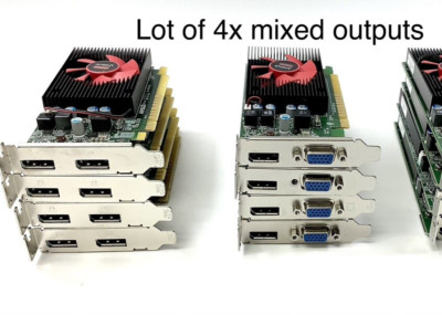 AMD RADEON R5 430 mixed speeds and outputs GRAPHICS CARD 109-c86957-00-LOT of 4x