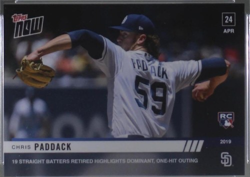 2019 Topps Now - Chris Paddack #130