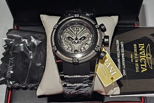 INVICTA INVICTA - MARVEL - BLACK PANTHER - BOLT ZEUS - SWISS Z60 LIMITED ED MENS WATCH