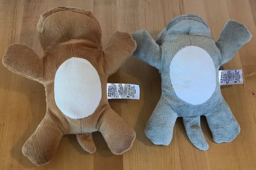 Melissa & Doug Plush Lot of 2 Gray Cat Brown Dog Stuffed Animals Toys Pet Vet