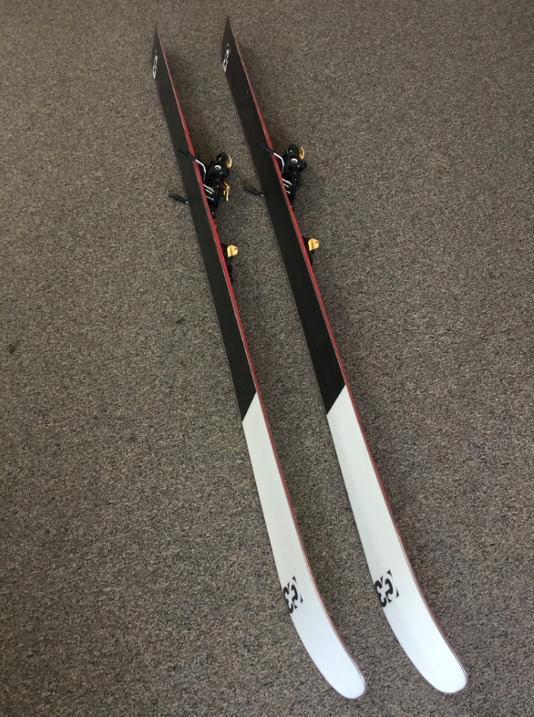 G3 FINDr 102 Ski 173cm w/ Marker Kingpin 13 bindings, mounted once