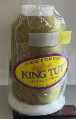  Superior Threads King Tut #1007 Olive Branch Egyptian Cotton #40 3 PLY 2000 YDS