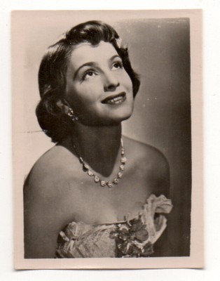 Inge Egger 1951 Greiling Film Star C Series Cigarette Card #59