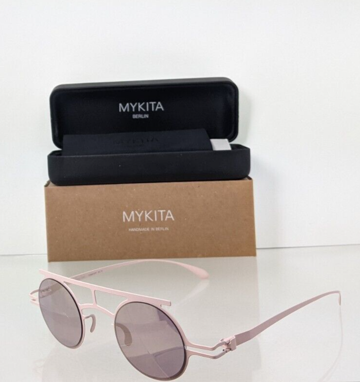 Pre-owned Mykita Brand Authentic  Sunglasses Hamilton Col F18 Powder 38mm Frame In Pink