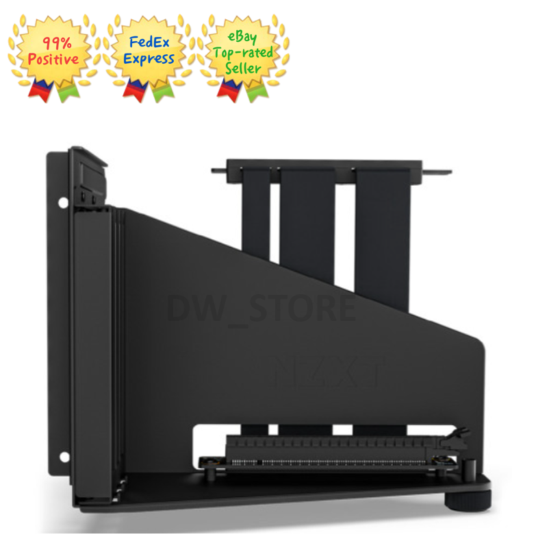 NZXT Vertical GPU Mounting Kit Black With PCIe 4.0 Riser