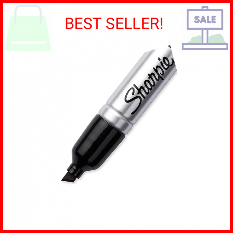 Sharpie King Size Permanent Marker, Large Chisel Tip, Great for Poster Boards, B