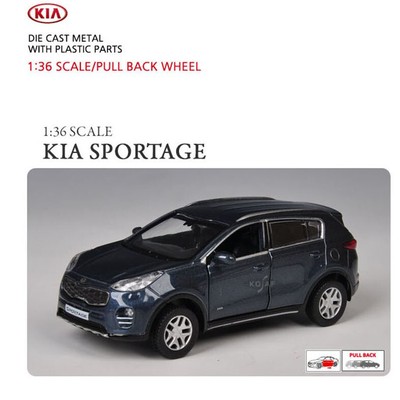 KIA SPORTAGE R 2013 Diecast White//1:36//Front door//Pul back