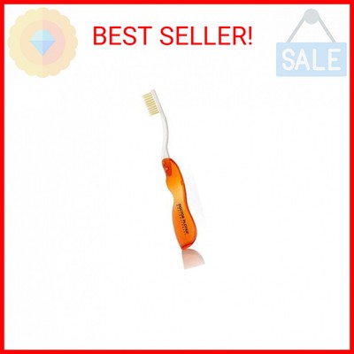 MOUTHWATCHERS Dr Plotkas Extra Soft Flossing Toothbrush, Folding Travel Toothbru