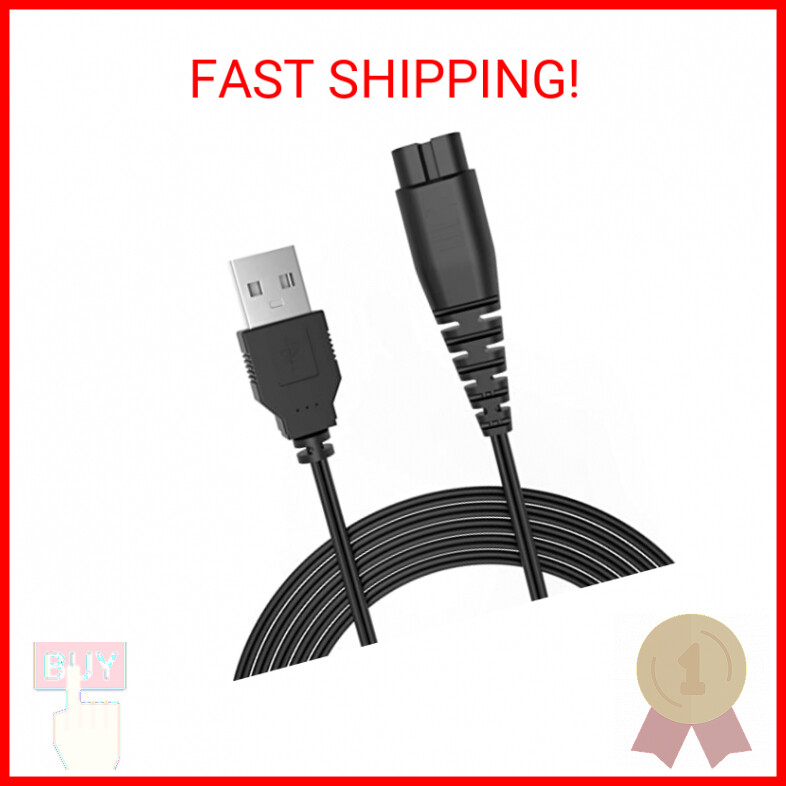 Zondol Charger-Cord Fit for Hatteker-Mens-Beard-Trimmer, Cor