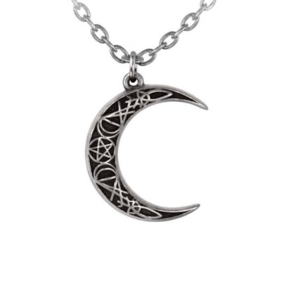 Alchemy Gothic A Pact With A Prince Unisex Moon Necklace   Local Stock   Gothic