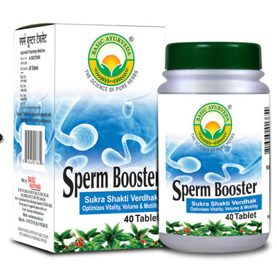 Basic Ayurveda Sperm Booster Tablet Helpful In Boosting Sperm Count