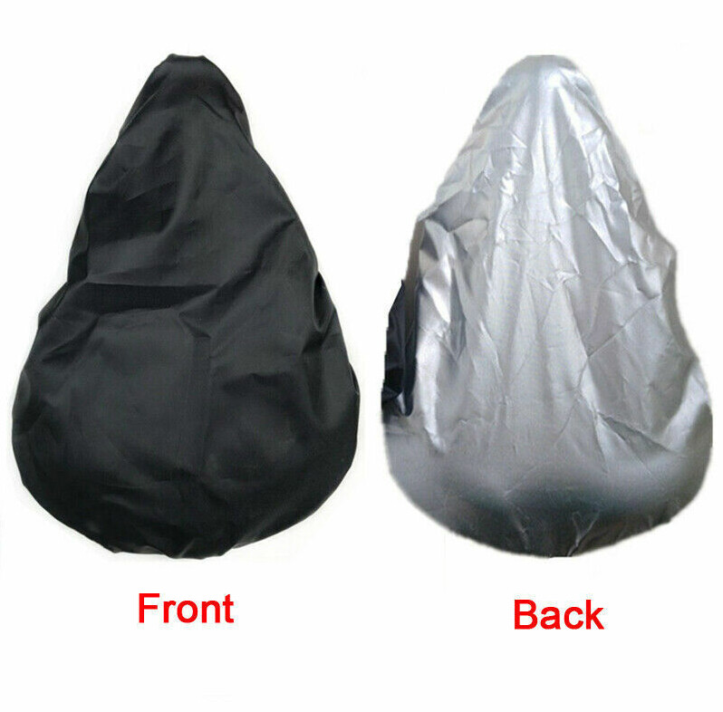 2/4PCS Bike Seat Cover Waterproof Bicycle Saddle Plastic Elastic Rain Protective