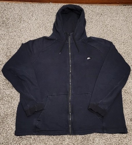 Nike SB Black Hoodie Zip Sweatshirt Mens 3XL Red Label | eBay