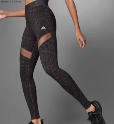 ADIDAS HYPERGLAM HIGH-RISE LEOPARD LEGGINGS UK S,XL,XXL BNWT LAST