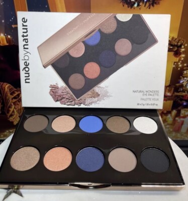 NUDE BY NATURE NATURAL WONDERS EYE SHADOW PALETTE 10 SHADES 2G EACH NEW BNIB NIB