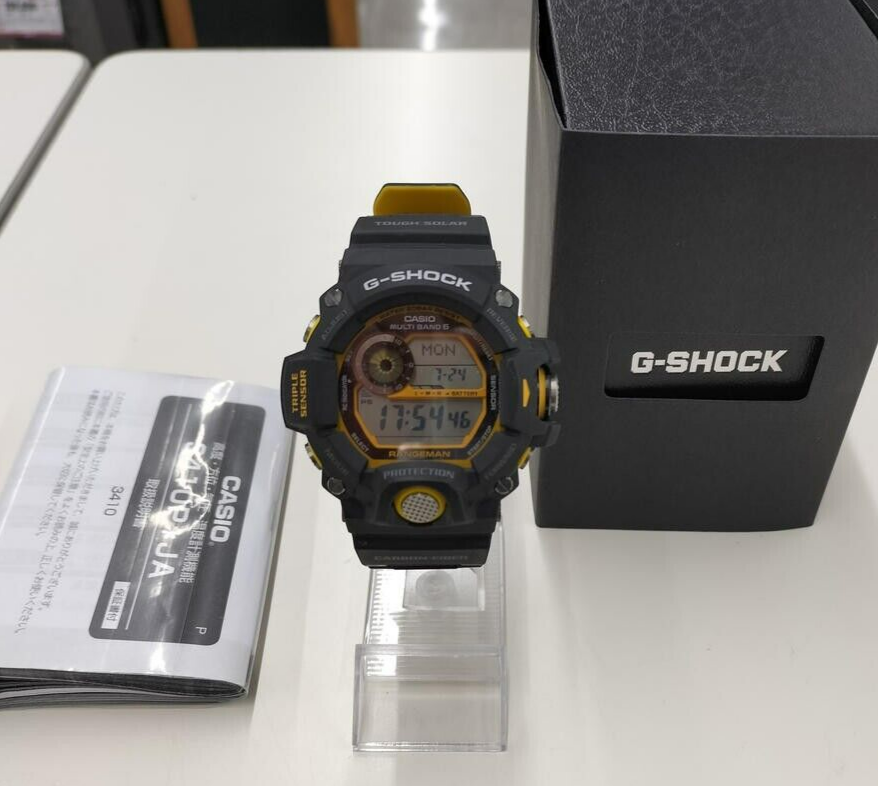 G-SHOCK RANGEMAN GW-9400YJ−1JF CASIO G-SHOCK GW-9400YJ-1JF Master of G RANGEMAN Solar