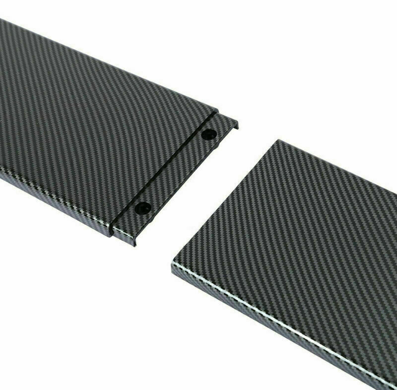 Carbon Fiber Look Side Fin Splitter Side Skirt For Acura TLX 2015-2020