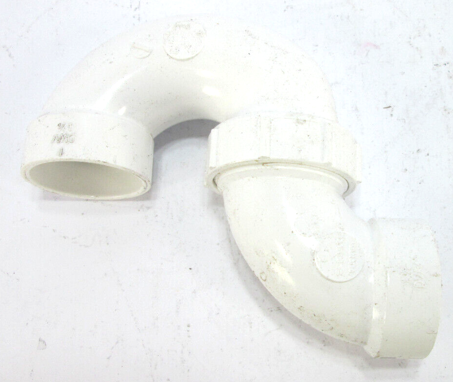 Canplas - 193211N - PVC DWV P-Trap with Union - White - 1-1/2