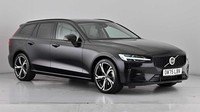 2025 Volvo V60 Ultra, T8 AWD Plug-in hybrid, Electric/Petrol, Dark Estate Petrol