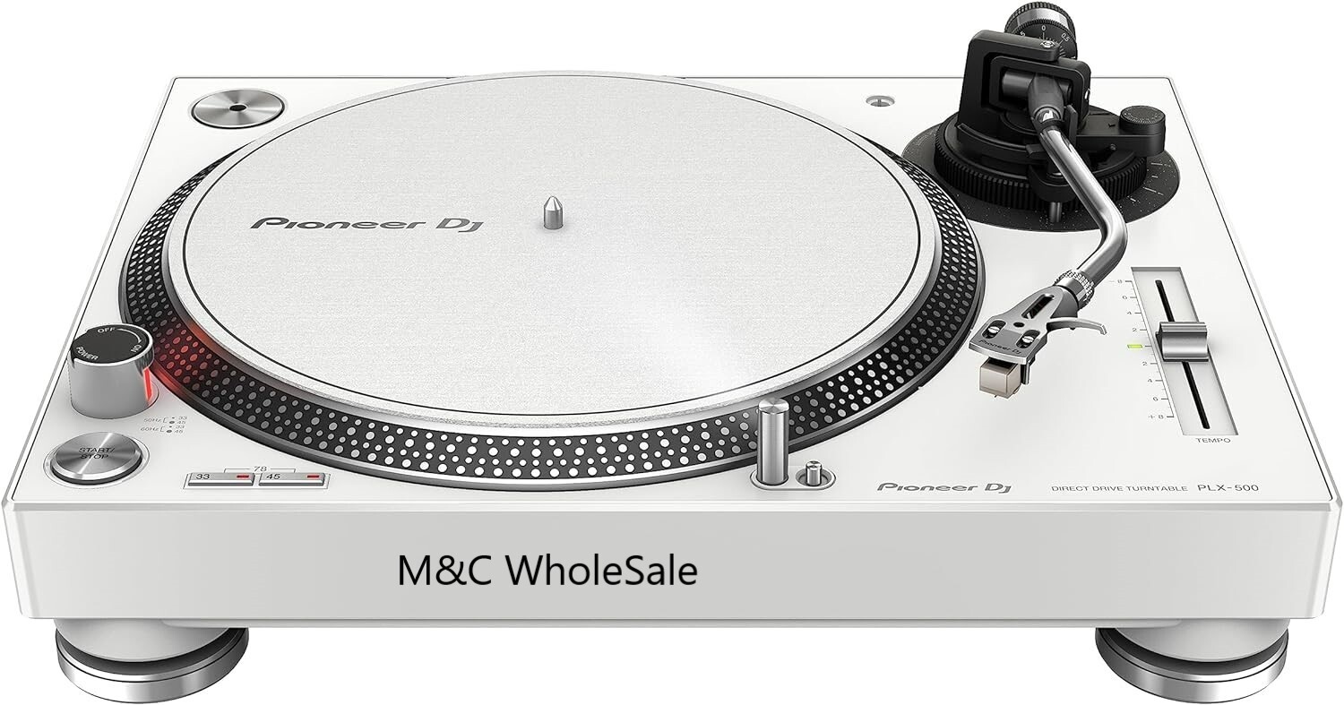 Pioneer DJ PLX-500 Direct Drive Turntable - White New Free