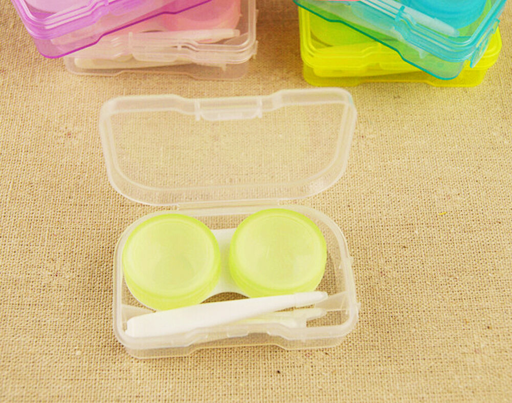 5X Contact Lenses Case Kit Cute Travel Eye Care Mini Set Traveling Holder 2