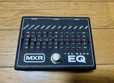 ギター MXR M-108S Ten Band EQ Ltd Black MXR M108S Ten Band EQ Pedal - Special Edition 