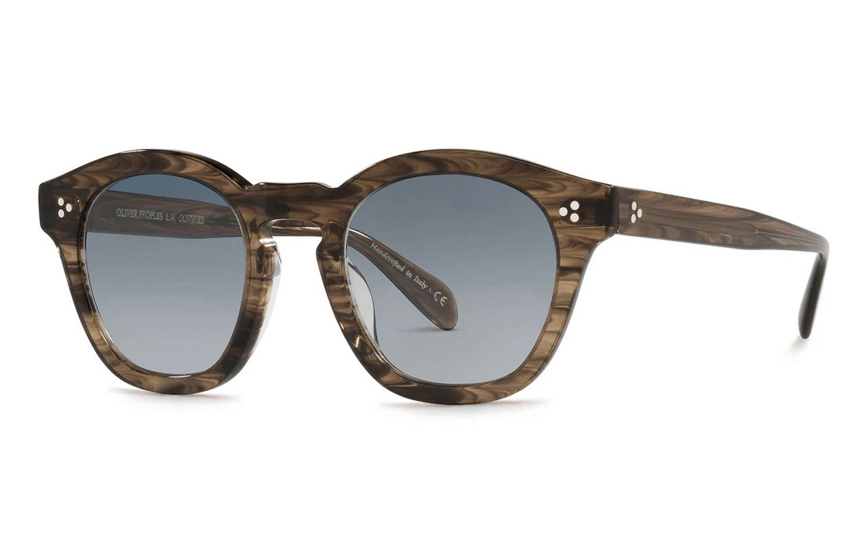 Pre-owned Oliver Peoples Brand 2022  Sunglasses Ov 5382su 16898g Boudreau L.a Authentic In Soft Teal Gradient Mirror